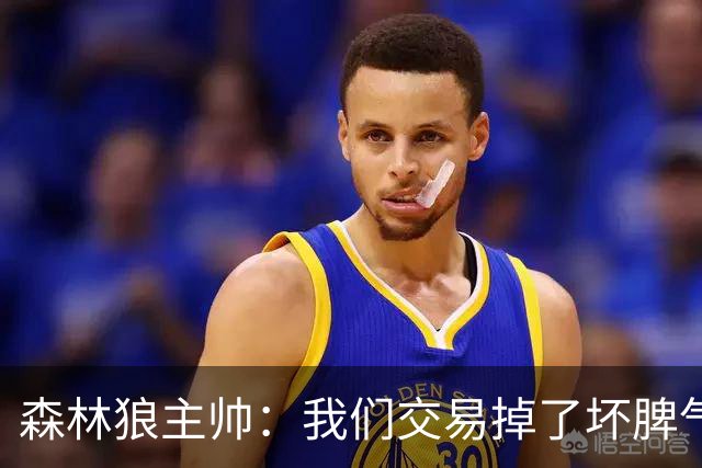 森林狼主帅：我们交易掉了坏脾气，换来了傻乐