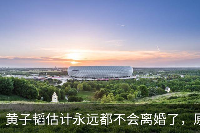 黄子韬估计永远都不会离婚了，原因很简单，不是因为徐艺洋多漂亮