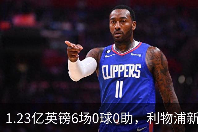 1.23亿英镑6场0球0助，利物浦新援尚未证明自己